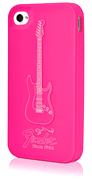 Fender iPhone 4 Protective Magenta Pick Silicone Case