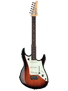 JTV-69S Electric Guitar - Three-tone Sunburst: James Tyler-Designed Double-Cut Guitar with Variax Modeling