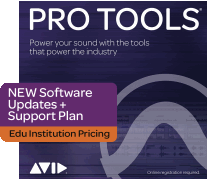 Pro Tools with 12 Months Upgrades and Support (Institutional): Activation Card