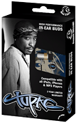 Tupac Shakur - In-Ear Buds: Window Box