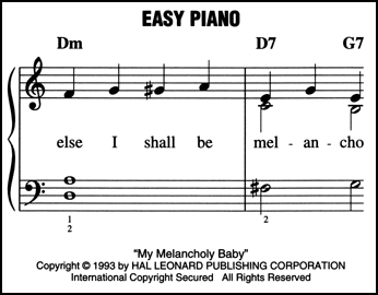 Easy Piano Play-Along Notation Guide